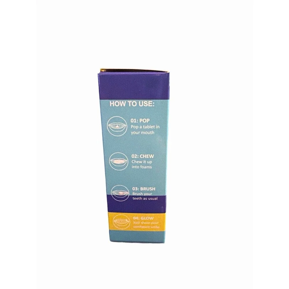 Bundle 3 Tubes 135 Total Tablets MySmile Travel Toothpaste Fluoride Free N-Ha